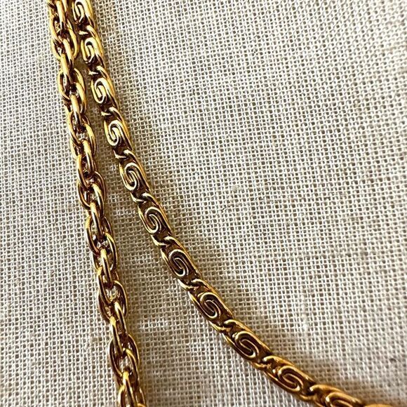 Sumthing Special multi chain gold tone key pendant necklace - Picture 3 of 8